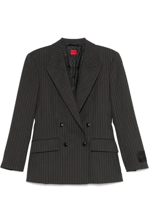 HUGO BOSS Blazer con estampado de rayas diplomáticas