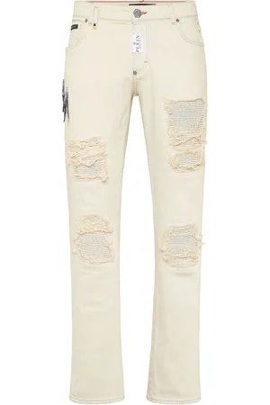 Philipp Plein Jeans con parche del logo