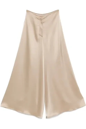 Nanushka Pantalones de satén