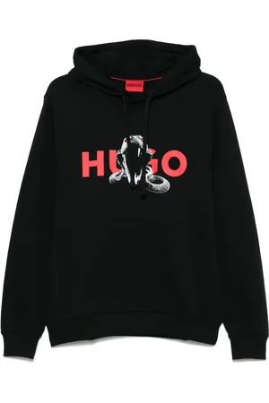 HUGO BOSS Hoodie con animal print