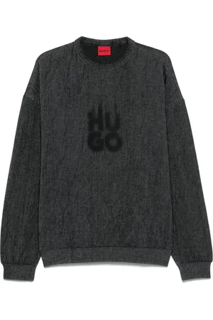 HUGO BOSS Sudadera con logo Smoke estampado