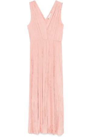 FORTE FORTE Vestido midi con detalle de pliegues