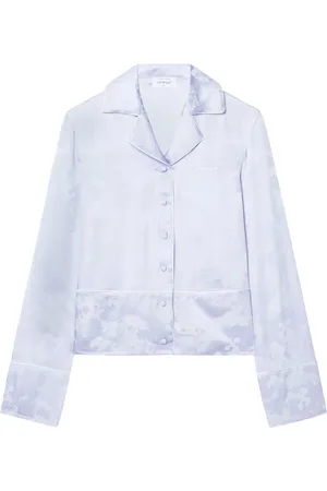 OFF-WHITE Camisa de pijama con motivo Fresco en jacquard