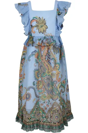 Etro Vestido con estampado de cachemira