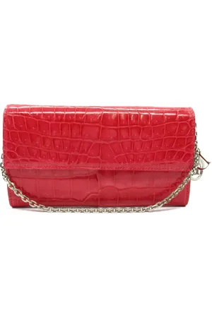 Dior Cartera con efecto de piel de cocodrilo 2010