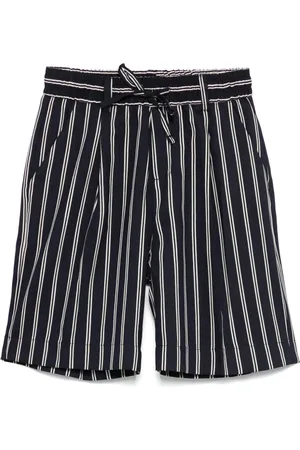 Paolo Pecora Shorts con motivo de rayas