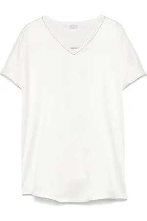 Brunello Cucinelli Blusa satinada
