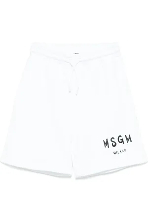 Msgm Shorts deportivos con logo estampado
