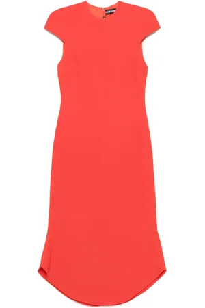 DAVID KOMA Vestido midi cady