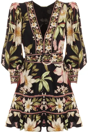 Farm Rio Vestido corto con estampado floral