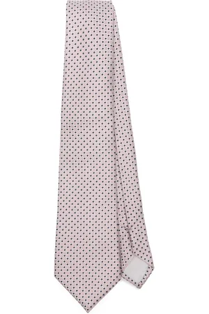 Giorgio Armani Corbata de seda con motivo en jacquard