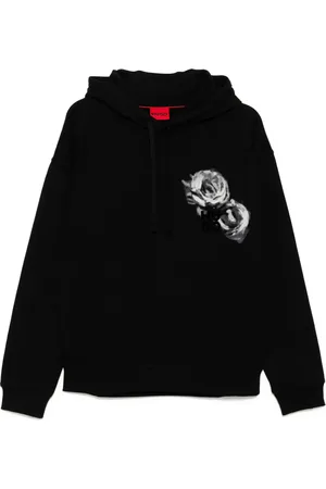 HUGO BOSS Hoodie con logo estampado