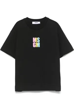 Msgm Playera con logo estampado