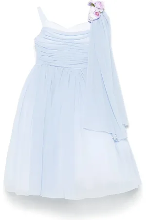 COLORICHIARI Vestido con aplique floral