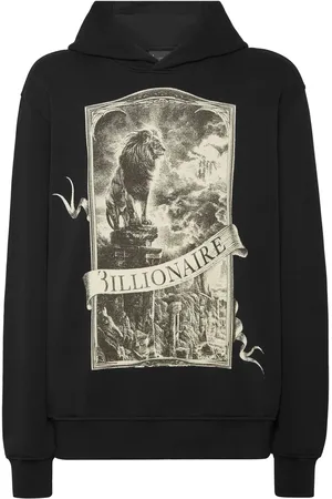 BILLIONAIRE Hoodie con logo estampado