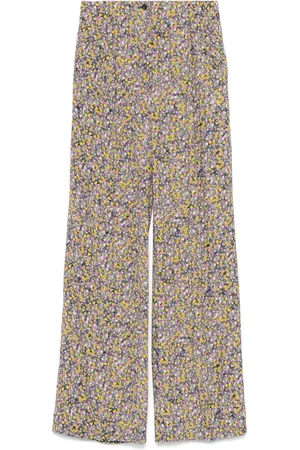 Nº21 Pantalones rectos con estampado floral