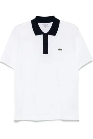 Lacoste Playera tipo polo con cuello en contraste
