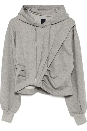 JUUN.J Hoodie con puños de canalé