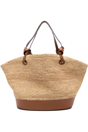 Staud Tote Squillo en rafia