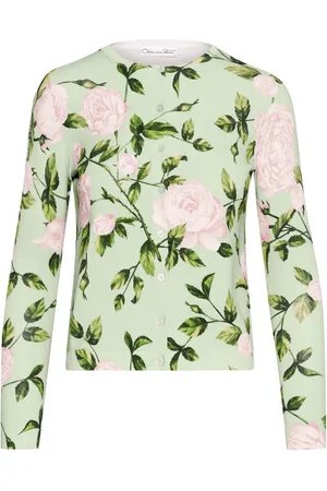 Oscar de la Renta Cárdigan con estampado English Rose