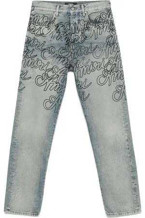 AMIRI Jeans con texto estampado