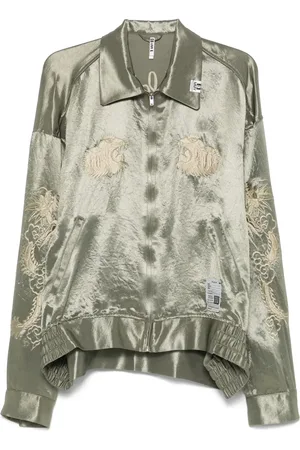 Maison Mihara Yasuhiro Chamarra bomber bordada