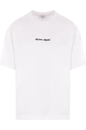 Maison Kitsuné Playera con logo bordado