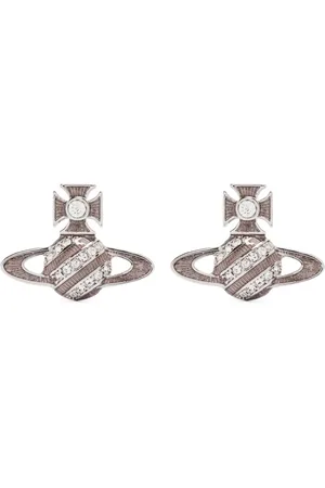 Vivienne Westwood Aretes con placa Orb