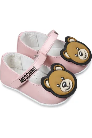 Moschino Flats con aplique Teddy Bear