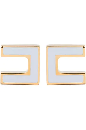 Elisabetta Franchi Aretes Micro esmaltados