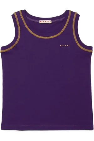 Marni Camiseta con logo estampado