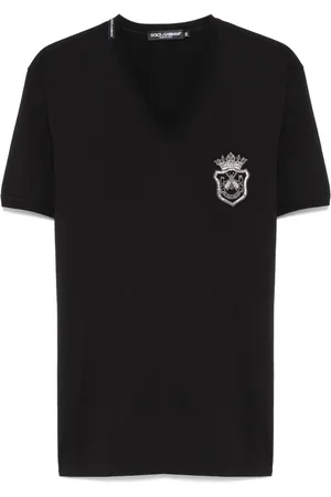 Dolce & Gabbana Playera con bordado heráldico