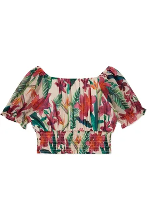Guess Blusa Chiffon Floral