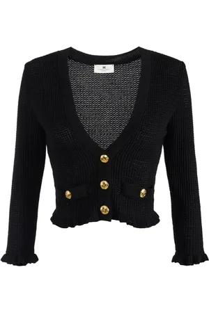 Elisabetta Franchi Cárdigan con botones y logo