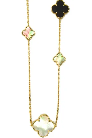 Van cleef Collar Magic Alhambra en oro amarillo de 18kt con ónix y madreperla 2010