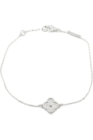Van cleef Pulsera Sweet Alhambra en oro blanco de 18kt con diamantes 2010