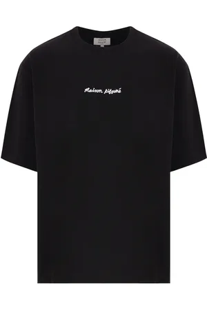 Maison Kitsuné Playera con logo bordado