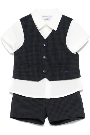 Emporio Armani Set de shorts a cuadros