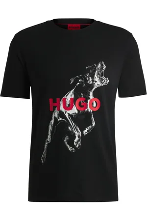 HUGO BOSS Playera con estampado gráfico