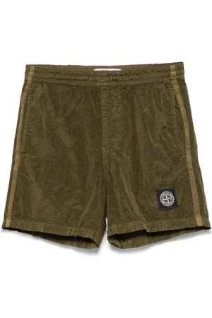 Stone Island Shorts con parche Compass