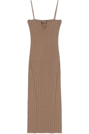 Jacquemus Vestido midi La robe Sierra à bretelles