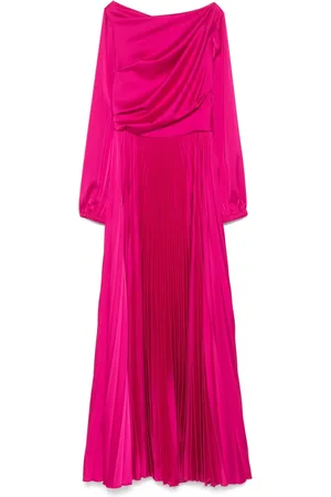 TALBOT RUNHOF Vestido de fiesta plisado