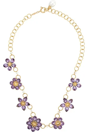 Dolce & Gabbana Collar en oro amarillo de 18kt con diseño floral