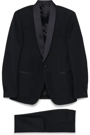 LARDINI Traje con ribete satinado