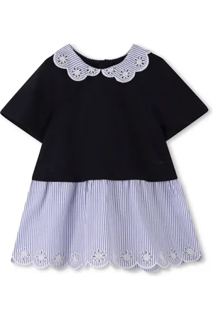 Chloé Vestido con bordado floral