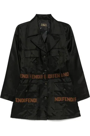 Fendi Abrigo Zucca 1980-1990
