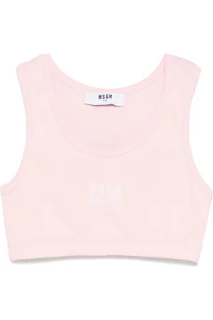 Msgm Top con logo estampado