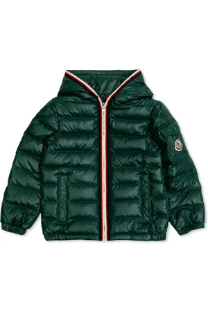 Moncler Chamarra capitonada con parche del logo