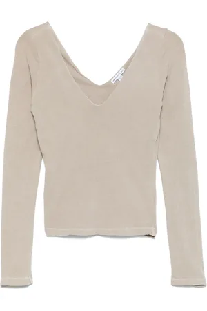 James Perse Playera con cuello en V