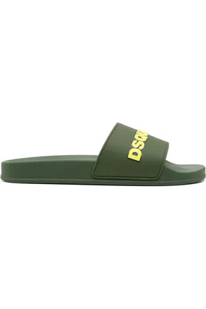 Dsquared2 Flip flops con logo en relieve